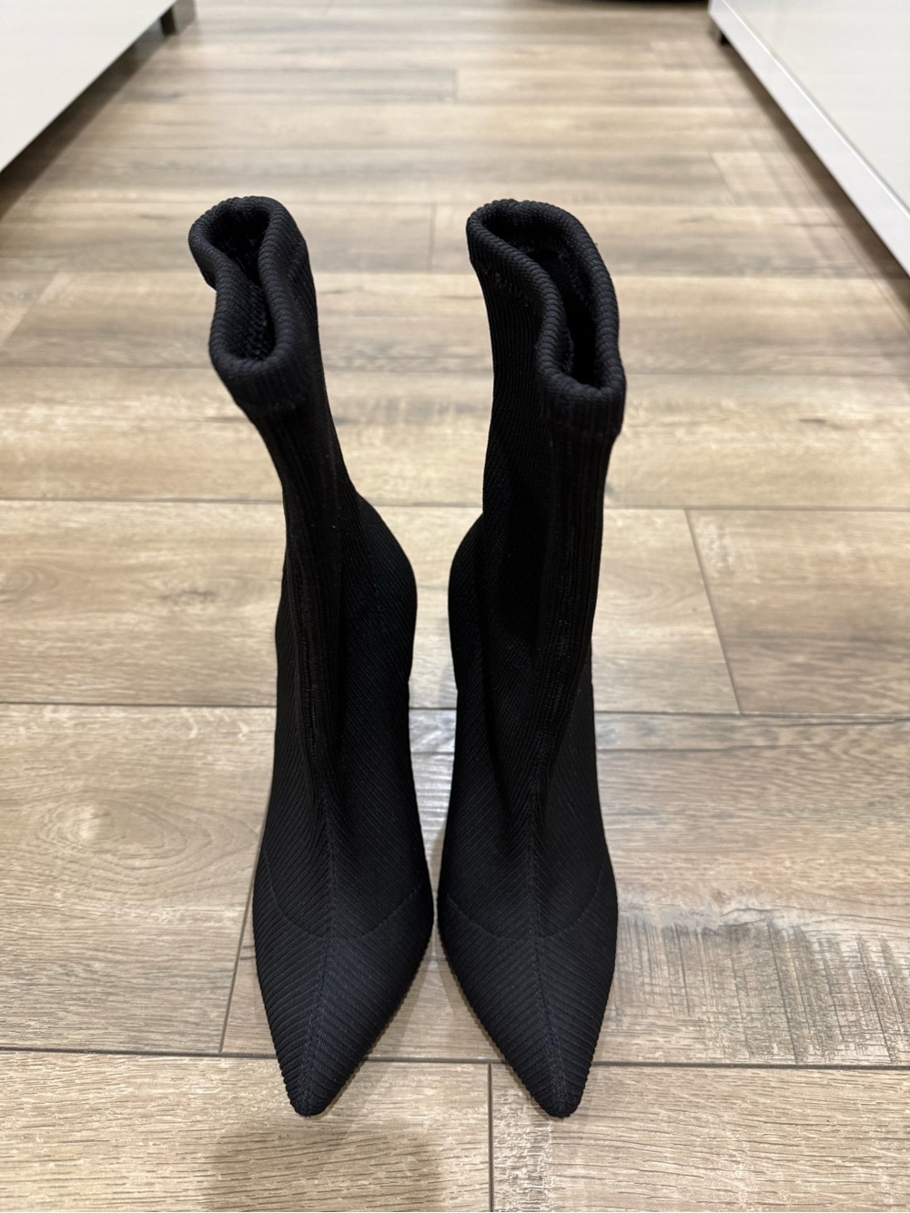 Siena black fabric heel Steve Madden